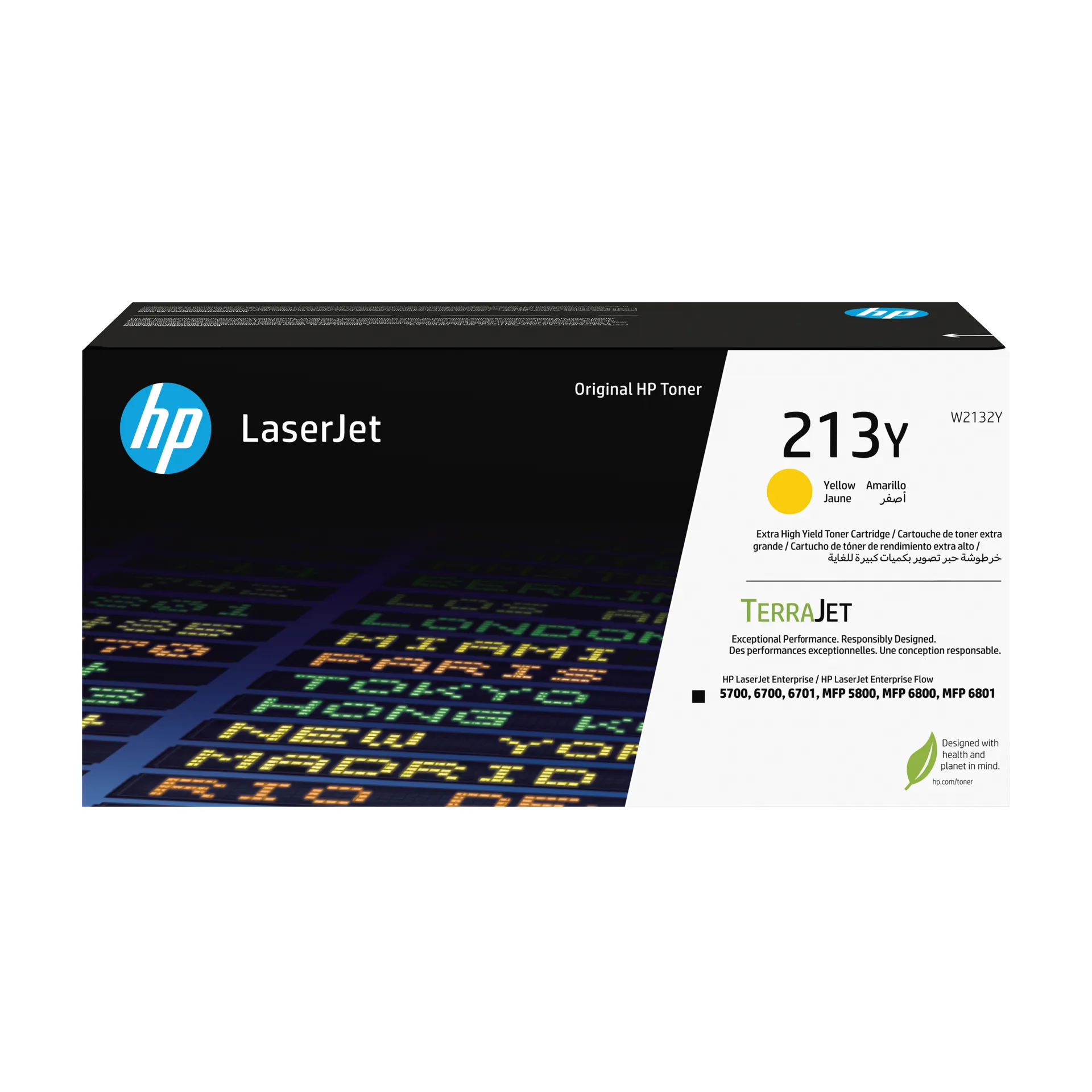 HP 213Y Gelb Original LaserJet Tonerkartusche mit sehr hoher Reichweite HP 213Y Gelb Original LaserJet Tonerkartusche mit sehr hoher Reichweite