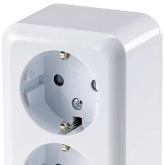 FASKO Doppel-Steckdose, AP, Weiß 250V~/ 16A, Aufputz, Schraubanschluss FASKO Doppel-Steckdose, AP, Weiß 250V~/ 16A, Aufputz, Schraubanschluss