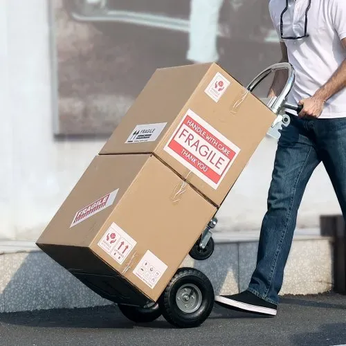 VEVOR 2-in-1 Sackkarre Klappbar 0,686kg Tragfähigkeit Transportkarre Aluminiumlegierung & Kohlenstoffstahl Sackkarre ⇋ Plattformwagen Trolley für Lade- & Transportaufgaben im Innen- & Außenbereich – Bild 7