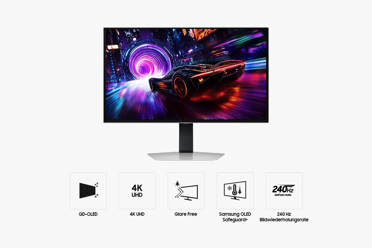 Samsung 27" Odyssey OLED G8 (G81SF) 4K 240 Hz Gaming Monitor – Bild 4