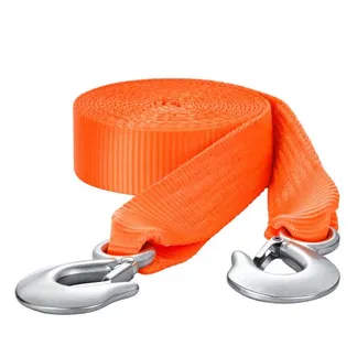 VEVOR Abschleppgurt für ATV mit Haken, 50,8 mm x 6,1 m, Abschleppseil, Bruchfestigkeit von 7700 kg, Bergungsseil mit Sicherheitshaken für LKW und Fahrzeuge, Abschleppzubehör für Pannenhilfe VEVOR Abschleppgurt für ATV mit Haken, 50,8 mm x 6,1 m, Abschleppseil, Bruchfestigkeit von 7700 kg, Bergungsseil mit Sicherheitshaken für LKW und Fahrzeuge, Abschleppzubehör für Pannenhilfe