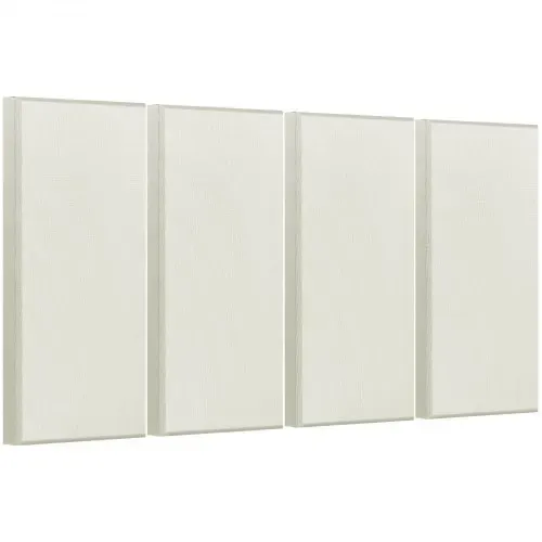 VEVOR Akustikpaneele, 4 Stück, 600x300x50 mm, Wandpaneele, schallabsorbierende Platten, selbstklebende, schalldichte Wandplatten, für Studios, Büros, Heimkinos, Konferenzräume, Beige – Bild 8