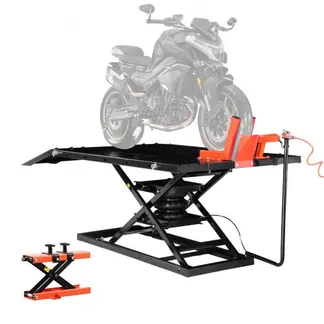 VEVOR Motorradheber Motorradhebebühne höhenverstellbarer Hebeständer mit abnehmbarer Werkbank, Fahrzeugreparaturplattform pneumatisch (680 kg belastbar / Max. Hubhöhe 940,2 mm) für Dirtbikes VEVOR Motorradheber Motorradhebebühne höhenverstellbarer Hebeständer mit abnehmbarer Werkbank, Fahrzeugreparaturplattform pneumatisch (680 kg belastbar / Max. Hubhöhe 940,2 mm) für Dirtbikes