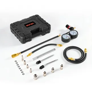 VEVOR Druckverlustprüfer für Motorenzylinder 0-100 psi Manometerbereich, Zylinderdrucktester mit 4 Adaptern & 2 Metallrohren, Kraftfahrzeug Kompressionsprüfset Druckprüfung und Leckratenmessung VEVOR Druckverlustprüfer für Motorenzylinder 0-100 psi Manometerbereich, Zylinderdrucktester mit 4 Adaptern & 2 Metallrohren, Kraftfahrzeug Kompressionsprüfset Druckprüfung und Leckratenmessung