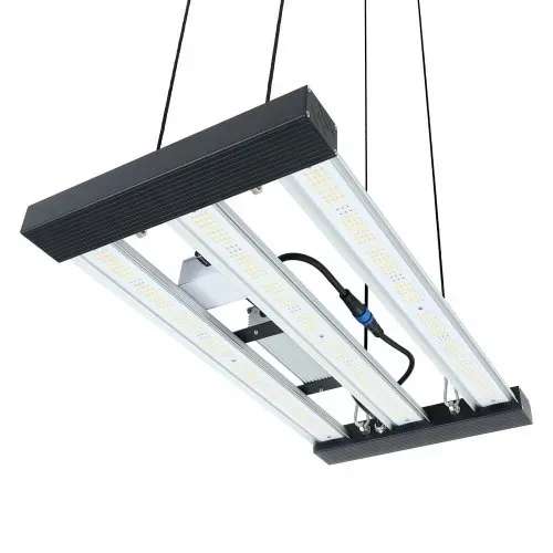 VEVOR LED-Pflanzenlampe Dimmbar 200 W Vollspektrum 400-740 nm 3000 K 6500 K, für Growzelte (60 x 60 cm) mit Stufenloser Dimmung, Reihenschaltung für bis zu 60 Lampen, Aluminiumlegierung-Lichtleisten – Bild 9