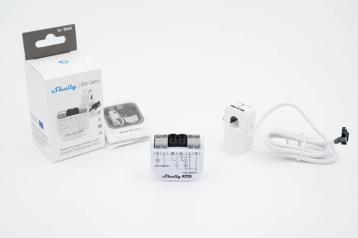 Shelly · Unterputz · "EM Gen4" · Messfunktion · WLAN · Zigbee · Matter · Bluetooth – Bild 9