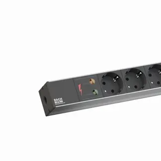 ALLNET 19″zbh. Steckdosenleiste, 8xDosen(CEE7)->Stecker(CEE7), ÜS, Bachmann, Schwarz, ALLNET 19″zbh. Steckdosenleiste, 8xDosen(CEE7)->Stecker(CEE7), ÜS, Bachmann, Schwarz,