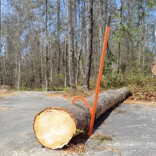 VEVOR Fällheber, 1180 mm, robuster Stammheber aus Stahl, Forsthaken, Holzheber für Stämme mit 81 cm Durchmesser, Forstwerkzeug, Fällhilfe mit Doppelfunktion zum Rollen & Festklemmen von Stämmen – Bild 7