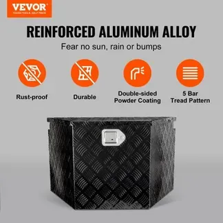 VEVOR Anhänger-Zungenbox Anhängerbox Werkzeugkasten 990 x 419 x 305 mm, Aluminiumlegierung Anhängerbox-Aufbewahrung mit Schloss & Schlüsseln, Anhänger-Zungen-Werkzeugkiste für Wohnmobil usw. VEVOR Anhänger-Zungenbox Anhängerbox Werkzeugkasten 990 x 419 x 305 mm, Aluminiumlegierung Anhängerbox-Aufbewahrung mit Schloss & Schlüsseln, Anhänger-Zungen-Werkzeugkiste für Wohnmobil usw.
