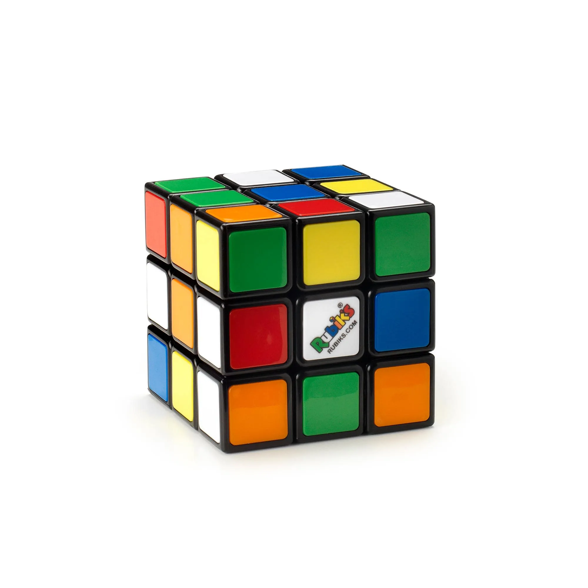 Rubik’s - 3x3 Zauberwürfel, original klassischer Cube für Logik-Akrobaten ab 8 Jahren, verbesserter Mechanismus, leichtgängiges Handling, leuchtende Farben, geeignet zum Spielen unterwegs – Bild 3