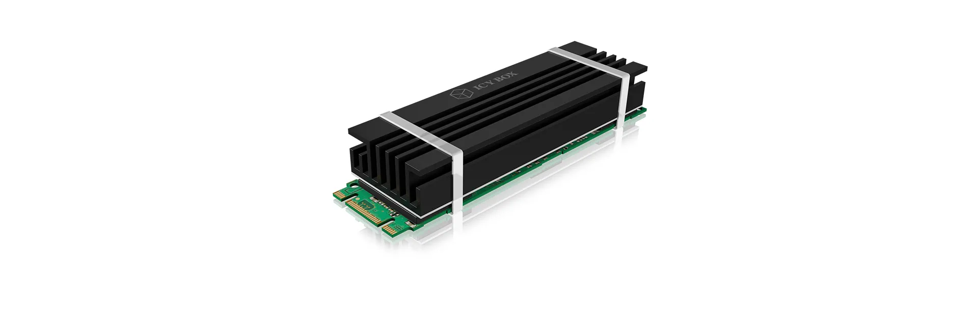 ICY BOX IB-M2HS-70, Kühlkörperset für M.2 2280 SSD, Aluminium, 10 mm dick ICY BOX IB-M2HS-70, Kühlkörperset für M.2 2280 SSD, Aluminium, 10 mm dick
