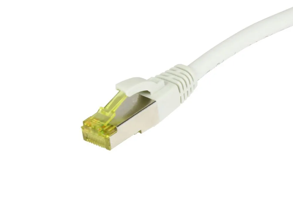 Patchkabel RJ45, CAT6A 500Mhz, 10m, weiss, S-STP(S/FTP), TPE/LSZH(Ultraflex), AWG26, mit CAT7 Rohkabel, Synergy 21 Patchkabel RJ45, CAT6A 500Mhz, 10m, weiss, S-STP(S/FTP), TPE/LSZH(Ultraflex), AWG26, mit CAT7 Rohkabel, Synergy 21