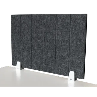 Trennwand-Set imstande, 1x Akustik-Trennwand 60x40cm, 1x Clip weiß, 2er-Pack Trennwand-Set imstande, 1x Akustik-Trennwand 60x40cm, 1x Clip weiß, 2er-Pack