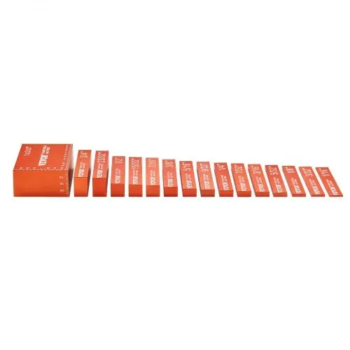VEVOR Imperiale Setup-Blöcke 16-teilige Endmaße Höhenmesser Set ±0,001 Zoll (ca. 25 µm) Präzisionsstäbe Messblock-Set für Oberfräse und Tischsäge, Zubehör, Holzbearbeitung – Bild 8