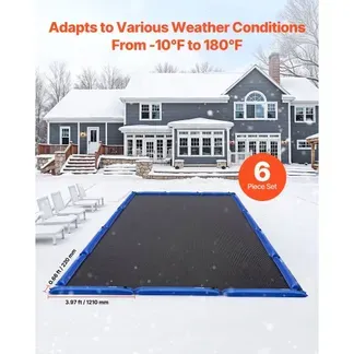 VEVOR Pool Beschwerungssack, 6 Packungen à 121 cm, 0,4 mm dicke PVC-Säcke mit Gewichten mit auslaufsicherem Schraubverschluss, Wassersäcke zur Befestigung von Poolabdeckungen im Winter, blau VEVOR Pool Beschwerungssack, 6 Packungen à 121 cm, 0,4 mm dicke PVC-Säcke mit Gewichten mit auslaufsicherem Schraubverschluss, Wassersäcke zur Befestigung von Poolabdeckungen im Winter, blau