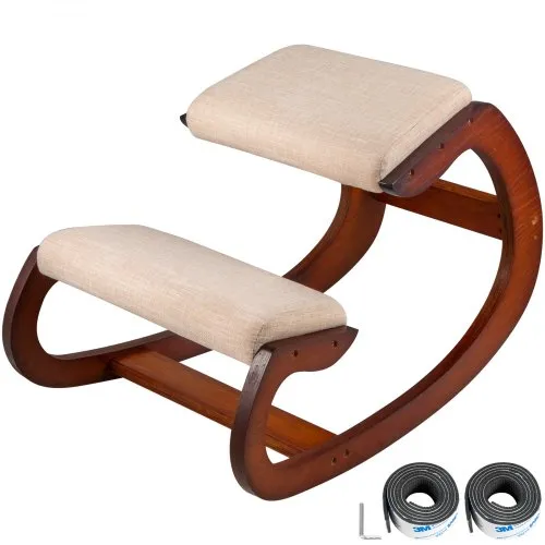 VEVOR Ergonomischer Hocker Verstellbarer Hocker Ergonomische Kissen Komfortabler Home Schreibtisch Formung und Stressabbau Ergonomischer Sessel Knie Hocker (Pekannüsse) VEVOR Ergonomischer Hocker Verstellbarer Hocker Ergonomische Kissen Komfortabler Home Schreibtisch Formung und Stressabbau Ergonomischer Sessel Knie Hocker (Pekannüsse)