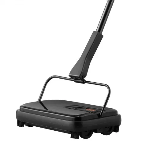 VEVOR Teppichkehrmaschine, Manueller Bodenreiniger, 200 mm zum Reinigen von Teppichen und Hartböden, Pelzentferner für Haustiere, Bürstenkamm zum Entfernen von Schmutz / Haaren ohne Strom – Bild 9
