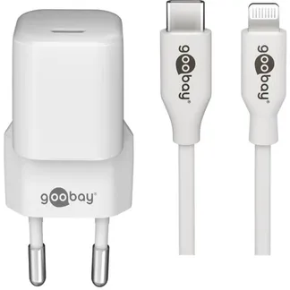 Apple Lightning / USB-C PD-Ladeset 30 Watt, Ladegerät Apple Lightning / USB-C PD-Ladeset 30 Watt, Ladegerät