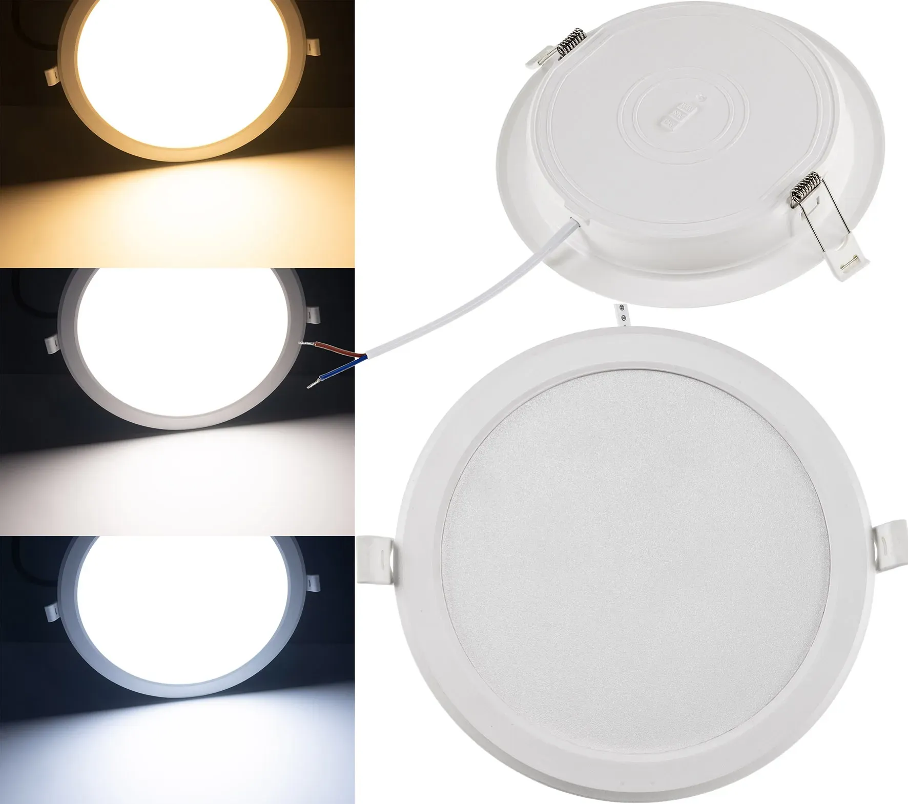 LED Licht-Panel “CKP-16 CCT” 230V, 16W, 3000/4000/6200K, Ø 170mm LED Licht-Panel “CKP-16 CCT” 230V, 16W, 3000/4000/6200K, Ø 170mm