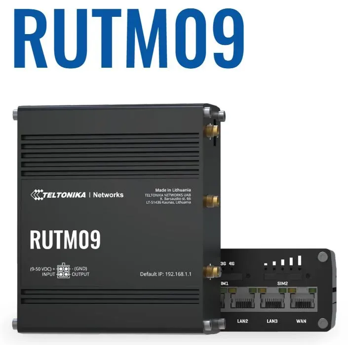 Teltonika · Router · RUTM09 · LTE Router CAT6 Teltonika · Router · RUTM09 · LTE Router CAT6