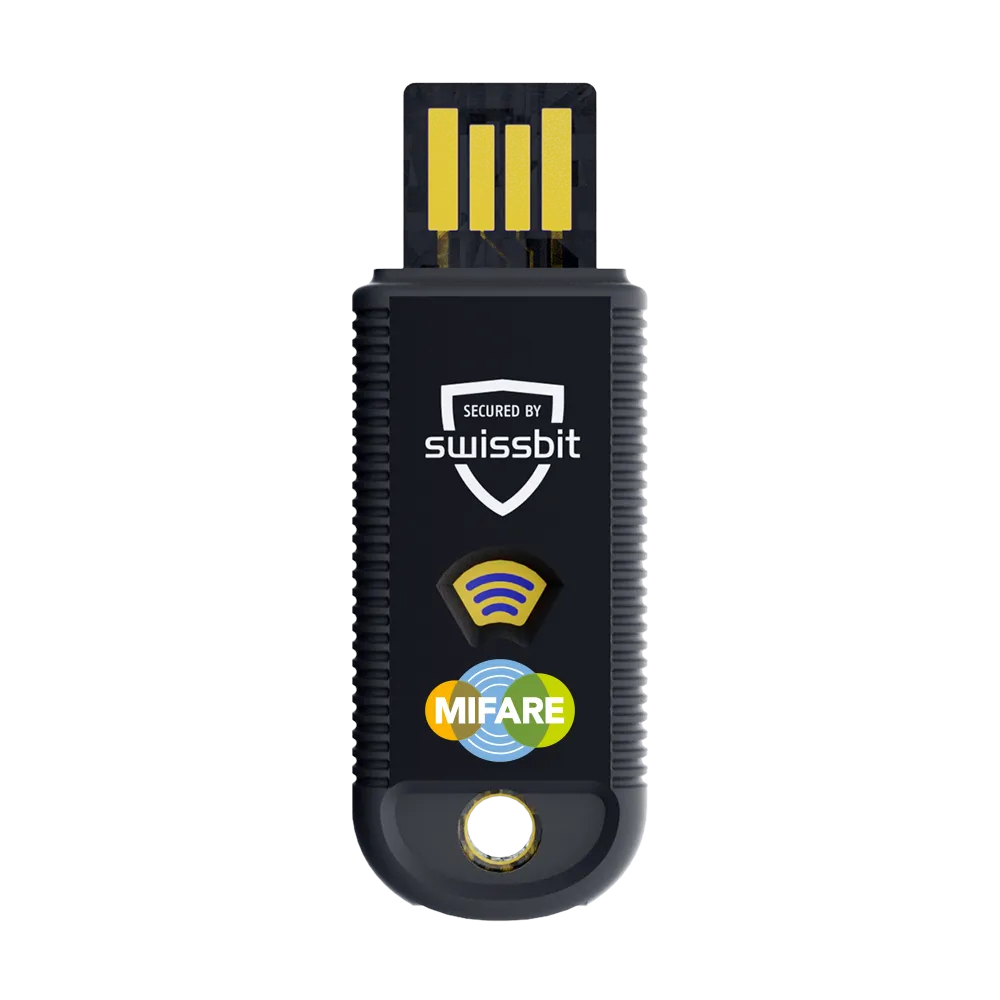 Swissbit iShield Key 1.1 Pro USB-A + Mifare in Einzelverpackung – Bild 2