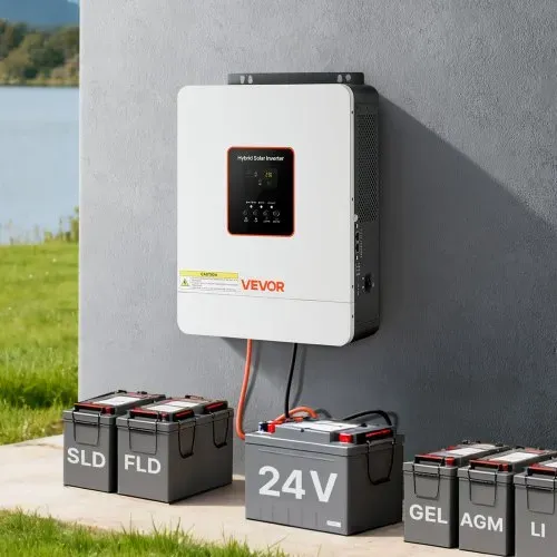 VEVOR 3000W Hybrid-Wechselrichter, 24V DC auf 230V AC, mit integriertem 80A MPPT-Solarladeregler, kompatibel mit Blei-Säure-& Lithiumbatterien, für Zuhause, RV & netzunabhängige Systeme – Bild 7