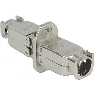 Verbinder für Netzwerkkabel Cat.6a STP werkzeugfrei, Kupplung Verbinder für Netzwerkkabel Cat.6a STP werkzeugfrei, Kupplung
