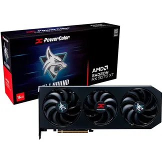 Radeon RX 9070 XT Hellhound 16GB OC, Grafikkarte Radeon RX 9070 XT Hellhound 16GB OC, Grafikkarte