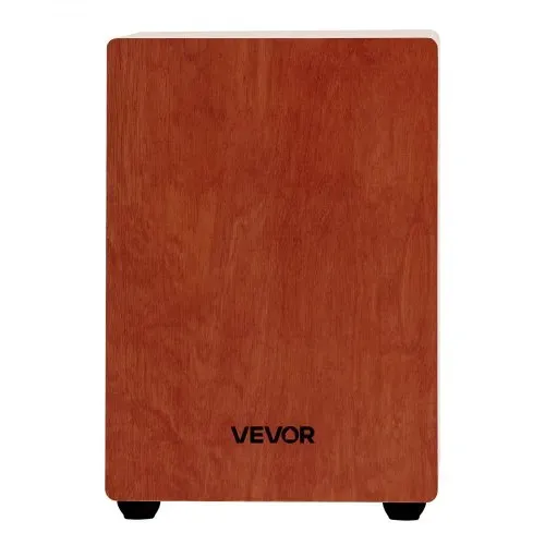 VEVOR Cajon, Kistentrommel mit internen Gitarrensaiten, leichte Drum-Box aus Holz, tragbares Trommel-Musikinstrument aus mit Silikonfüßen, abgerundeten Kanten, für Anfänger & Profis, 305x305x430 mm – Bild 9