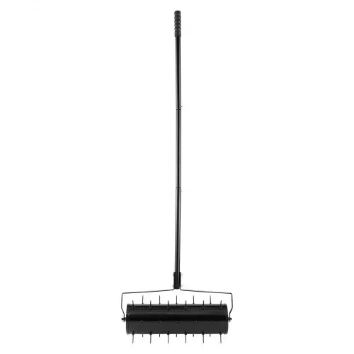 VEVOR Aerifizierer, 525x235x1560 mm, Rasenlüfter Walze, Rasenbelüfter mit abnehmbarem Griff und 33 Eisenspikes, Vertikutierer für verdichtete Böden und Rasenflächen im Garten, Terrasse, Hof, Schwarz – Bild 10