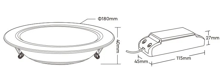 MiBoxer FUT066B LED Panel Rund 12W RGB-WW (RGB-CCT) mit Funk und WLAN schwarz – Bild 2