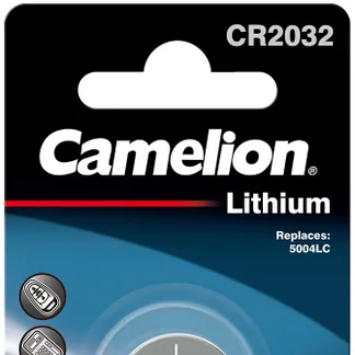 Lithium Knopfzelle CR2032 3V, 20×3,2mm, 1er-Blister Lithium Knopfzelle CR2032 3V, 20×3,2mm, 1er-Blister