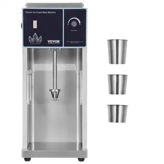 VEVOR Eiscreme-Mixer, 400 W Hochgeschwindigkeits-Eiscreme-Maschine, Mixer, Rührmaschine, 4200 U/min, stufenlose Geschwindigkeitseinstellung, Eiscreme-Shaker aus 304 Edelstahl, 3 Handbecher, verschiedene Eiscreme-Geschmacksrichtungen herstellen VEVOR Eiscreme-Mixer, 400 W Hochgeschwindigkeits-Eiscreme-Maschine, Mixer, Rührmaschine, 4200 U/min, stufenlose Geschwindigkeitseinstellung, Eiscreme-Shaker aus 304 Edelstahl, 3 Handbecher, verschiedene Eiscreme-Geschmacksrichtungen herstellen