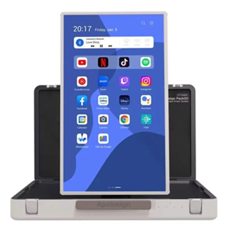 ALLNET Presentation Suitcase High Performance Display 27 Zoll, Android 12, RK3588, HDMI In, Koffer – Bild 3