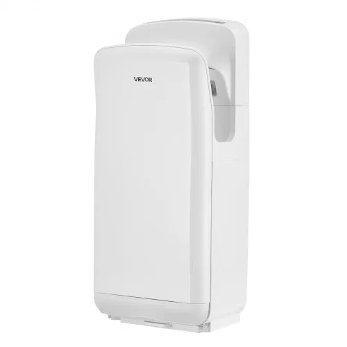 VEVOR Vertikaler Händetrockner, Elektrischer Jet-Händetrockner mit HEPA-Filter 19000 U/min Motor & Doppelluftstrom, Automatischer ABS-Händeföhn mit Negativen Ionen zur Wandmontage für Gewerbe, Weiß VEVOR Vertikaler Händetrockner, Elektrischer Jet-Händetrockner mit HEPA-Filter 19000 U/min Motor & Doppelluftstrom, Automatischer ABS-Händeföhn mit Negativen Ionen zur Wandmontage für Gewerbe, Weiß