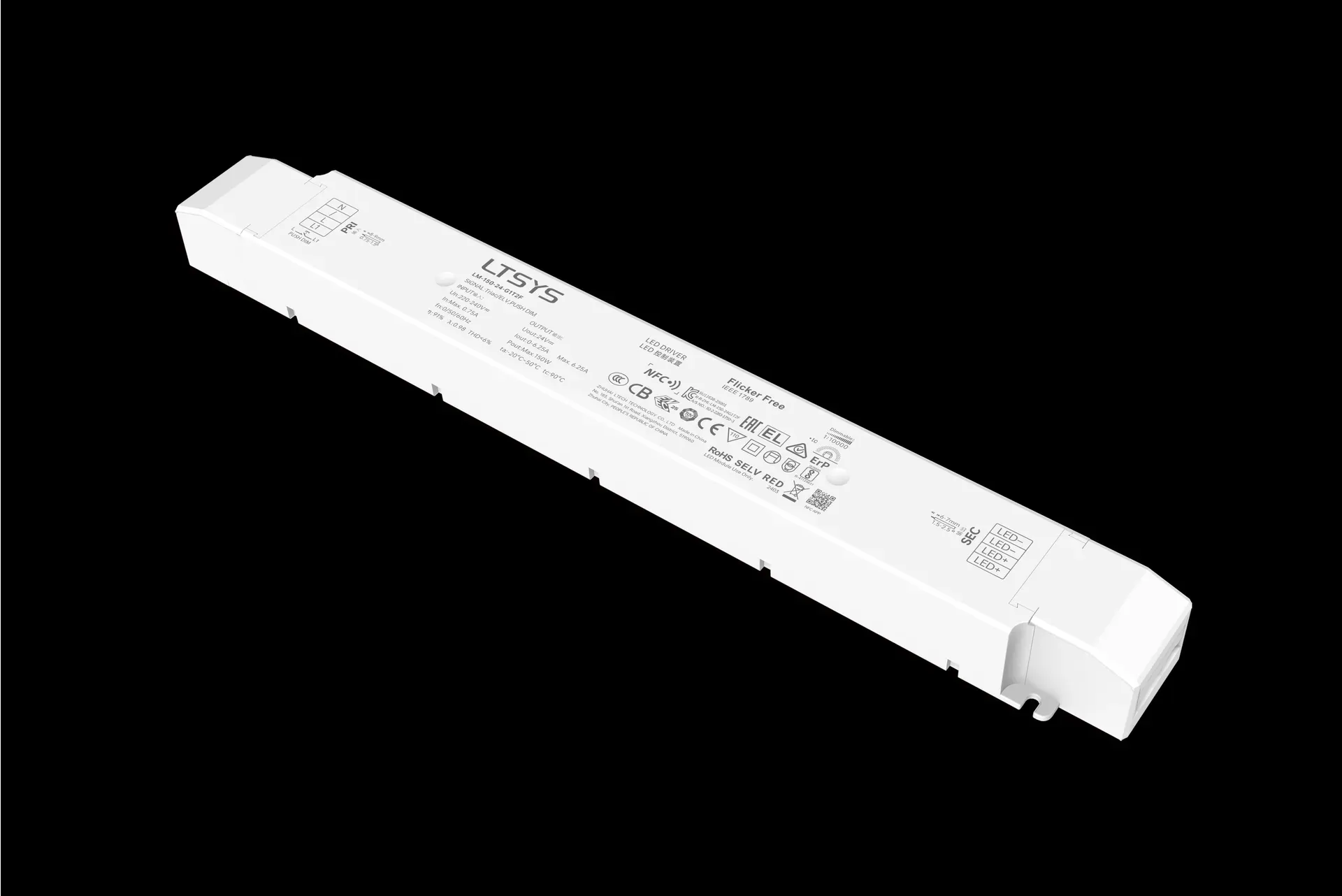 SELF Netzteil – 24V 120W IP20 TRIAC dim SELF Netzteil – 24V 120W IP20 TRIAC dim