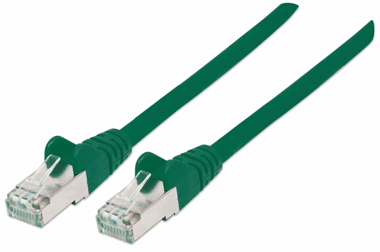 Intellinet Netzwerkkabel mit Cat6a-Stecker und Cat7-Rohkabel, S/FTP, 100% Kupfer, LS0H, 3 m, grün Intellinet Netzwerkkabel mit Cat6a-Stecker und Cat7-Rohkabel, S/FTP, 100% Kupfer, LS0H, 3 m, grün