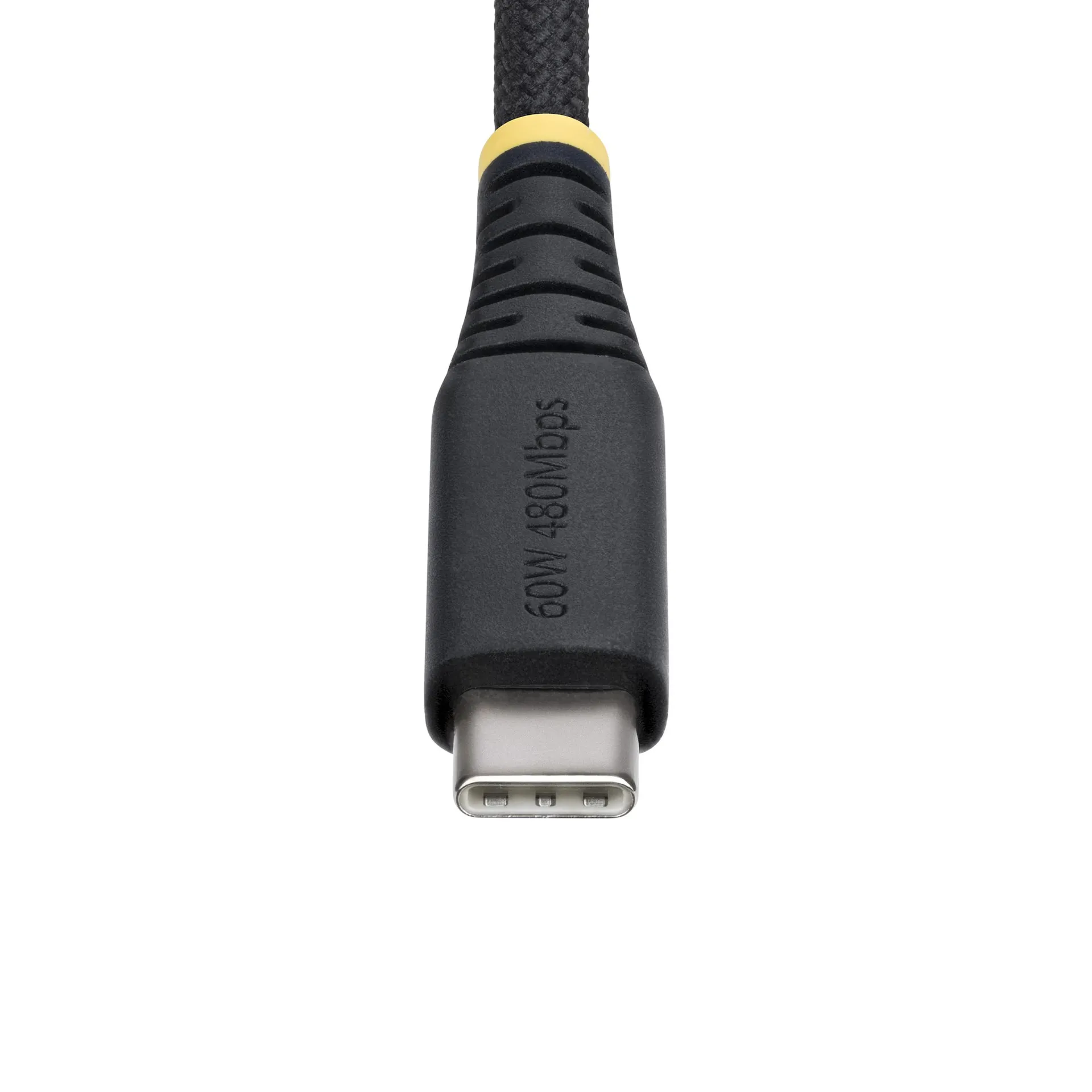 StarTech.com 30cm USB-C Ladekabel, 60W (3A) PD, Zweischichtiger Geflochtener Mantel aus Nylon-TPE, Robustes USBC Laptop Ladekabel, USB 2.0 Schnellladekabel – Bild 4