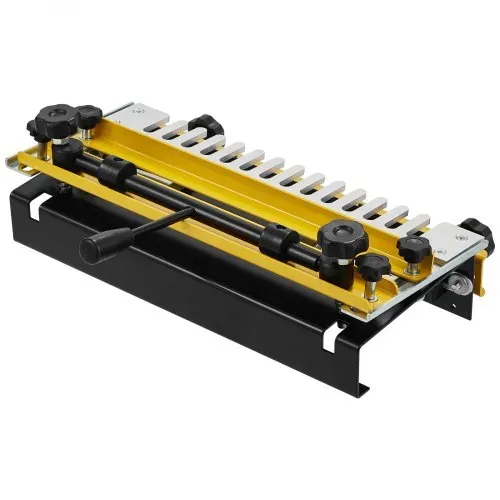 VEVOR Zinkenfräsmaschine 31 cm Breit, Zinkenfrässchablone mit Fräser & 12,7-mm-Schablone, Präzise Ausrichtung, Zapfen- & Zapfenschneidvorrichtung, Werkzeug für Möbel- & Schrankherstellung – Bild 9