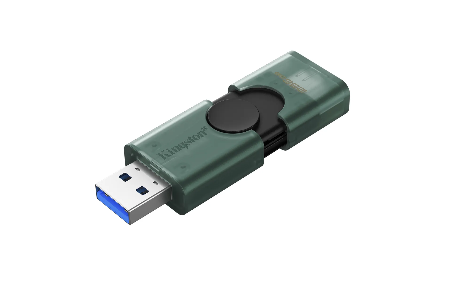 Kingston Technology DataTraveler DuoG2 USB-Stick 256 GB USB Type-A / USB Type-C 3.2 Gen 1 (3.1 Gen 1) Schwarz, Grün – Bild 4
