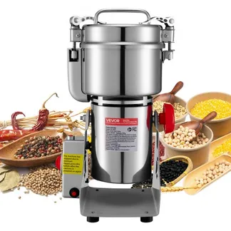 VEVOR Elektrische Getreidemühle 800 g, Getreidemühle 2100 W Edelstahl, Gewürzmühle für Trockenes Getreide Gewürze Müsli Kaffee Mais Pfeffer, Schwenktyp Pulverisiermaschine 220x190x375 mm VEVOR Elektrische Getreidemühle 800 g, Getreidemühle 2100 W Edelstahl, Gewürzmühle für Trockenes Getreide Gewürze Müsli Kaffee Mais Pfeffer, Schwenktyp Pulverisiermaschine 220x190x375 mm