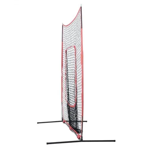 VEVOR 213,4 x 106 x 210 cm Baseball-Softball-Übungsnetz, Baseball Pitching Net, Schlagen, Fangen, Pitchen, Backstop-Trainingshilfen für Baseballausrüstung mit Bogenrahmen, Tragetasche & Schlagzone – Bild 10