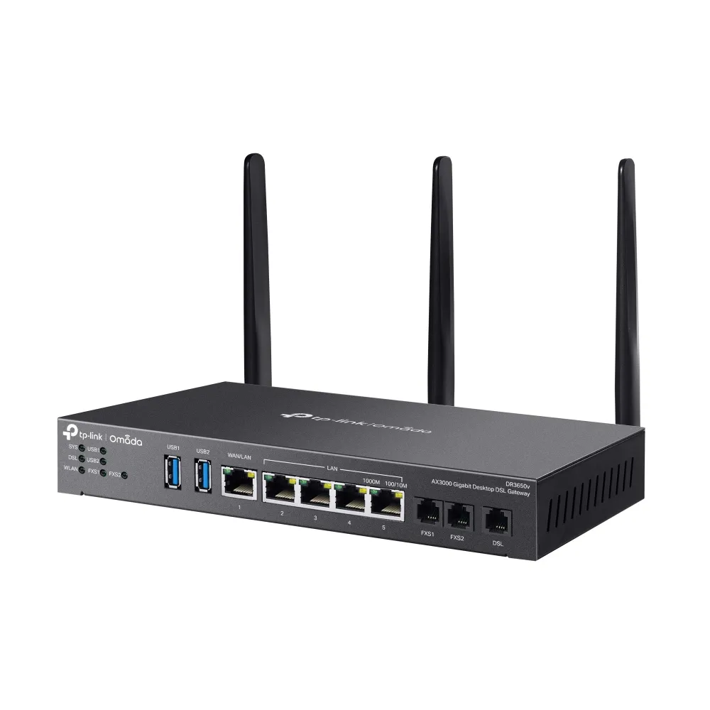OMADA - DR3650v - Omada AX3000 Desktop DSL Gateway – Bild 4