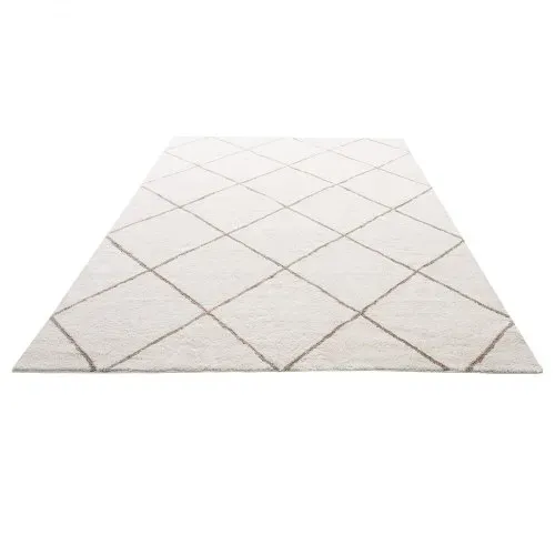 VEVOR Kurzflor Teppich 3048 x 2438 mm, kuscheliger Wohnzimmerteppich, Bodenteppich für Wohnzimmer, Schlafzimmer, Arbeitszimmer, fusselfrei und mit rutschfester TPR-Unterseite, weiß – Bild 9