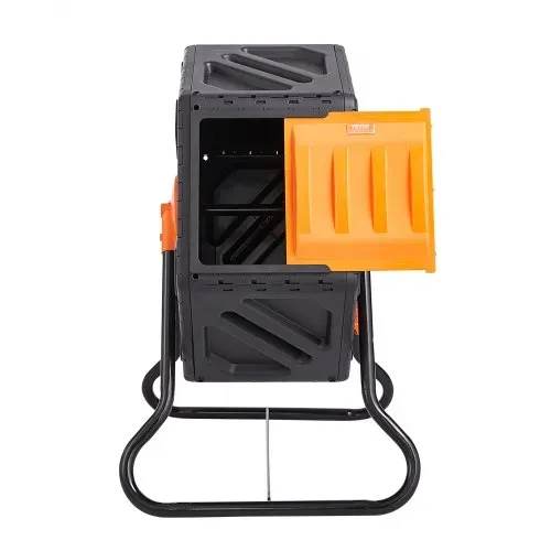 VEVOR Tumbling-Komposterbin Komposter Tumbler 70 L, Trommelkomposter 360° Drehbar Multifunktionaler Tumbling Komposter 605 x 510 x 730 mm, 20 kg Belastbarer Garten Kompostbehälter inkl. Handschuhe – Bild 9