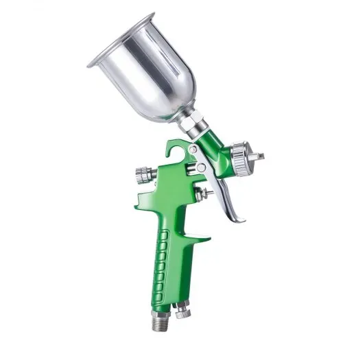 VEVOR 3-tlg. Farbsprüh-Set, Lackierpistole, Spritzpistole mit 3 Düsen (1/1,4/1,8 mm), 3 Bechern und Luftregler, Schwerkraft-Autolack-Sprühgerät für Grundierung, Decklack und Ausbesserung – Bild 10