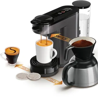 Philips HD6593/22 Kaffeemaschine Halbautomatisch Kombi-Kaffeemaschine 1 l Philips HD6593/22 Kaffeemaschine Halbautomatisch Kombi-Kaffeemaschine 1 l