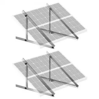 VEVOR 2er-Set Solarpanel-Halterungen 114 cm, 0 bis 90° verstellbare Solarmodul-Halterungen für 100-400 W Solarpaneel, leichte Aluminiumhalterungen mit klappbaren Neigungsbeinen für Wohnmobil, Boot VEVOR 2er-Set Solarpanel-Halterungen 114 cm, 0 bis 90° verstellbare Solarmodul-Halterungen für 100-400 W Solarpaneel, leichte Aluminiumhalterungen mit klappbaren Neigungsbeinen für Wohnmobil, Boot