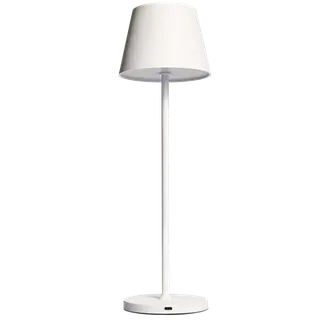 LED-Tischleuchte ROLF KERN Club 38cm, weiß, Akku, dimmbar LED-Tischleuchte ROLF KERN Club 38cm, weiß, Akku, dimmbar