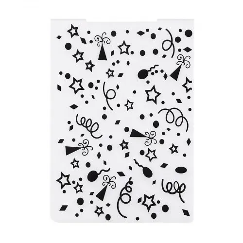 VEVOR Prägeschablonen, 15 Stk. 105x148 mm Prägefolder, Embossing Folder für VEVOR Stanz- & Prägemaschinen, Geprägte Schablonen aus PP-Kunststoff für Scrapbooking & Kartenherstellung – Bild 8
